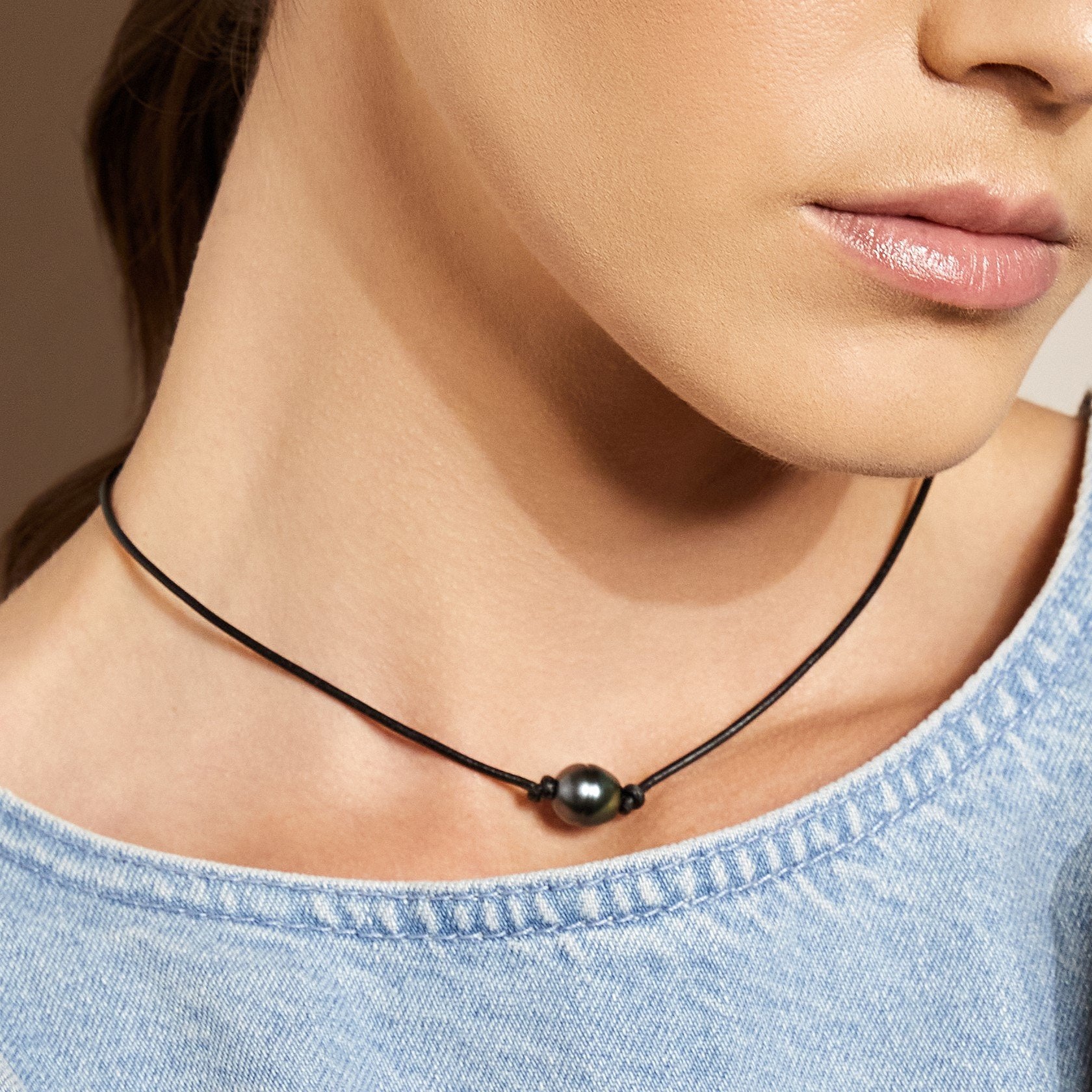 U7 2mm 3mm BlackBrown Leather Cord Necklace with India | Ubuy